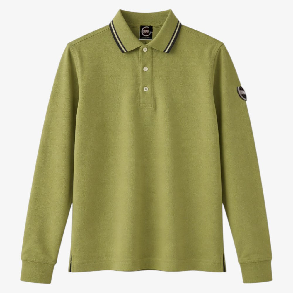 Stripe Collar Polo - Beetle
