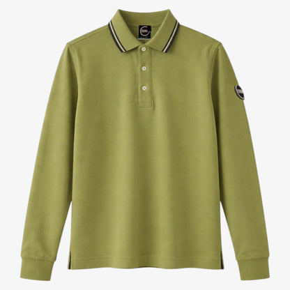 Stripe Collar Polo - Beetle