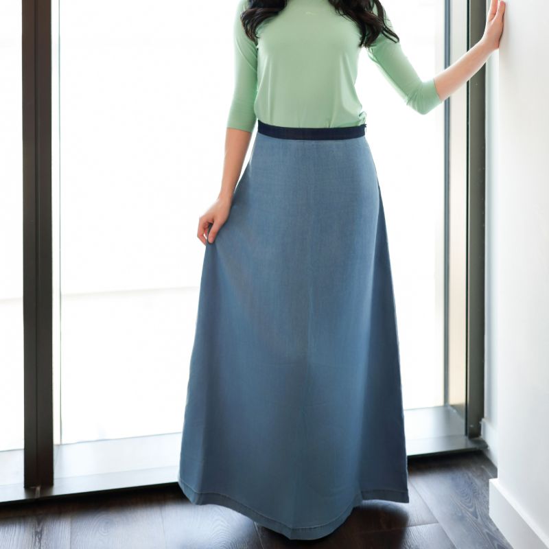 Denim Skirt - Chambray