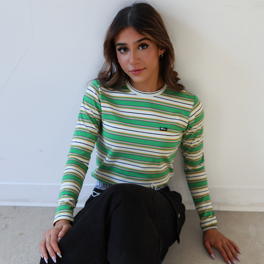 Multi Stripe T-Shirt - Green