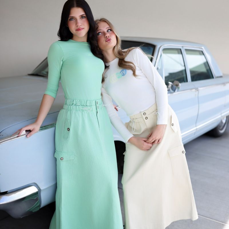 Pocket Skirt - Yellow