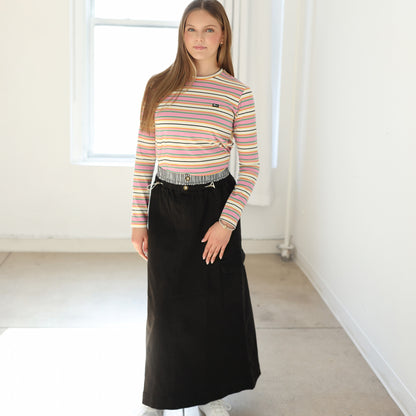 Multi Stripe T-Shirt - Pink