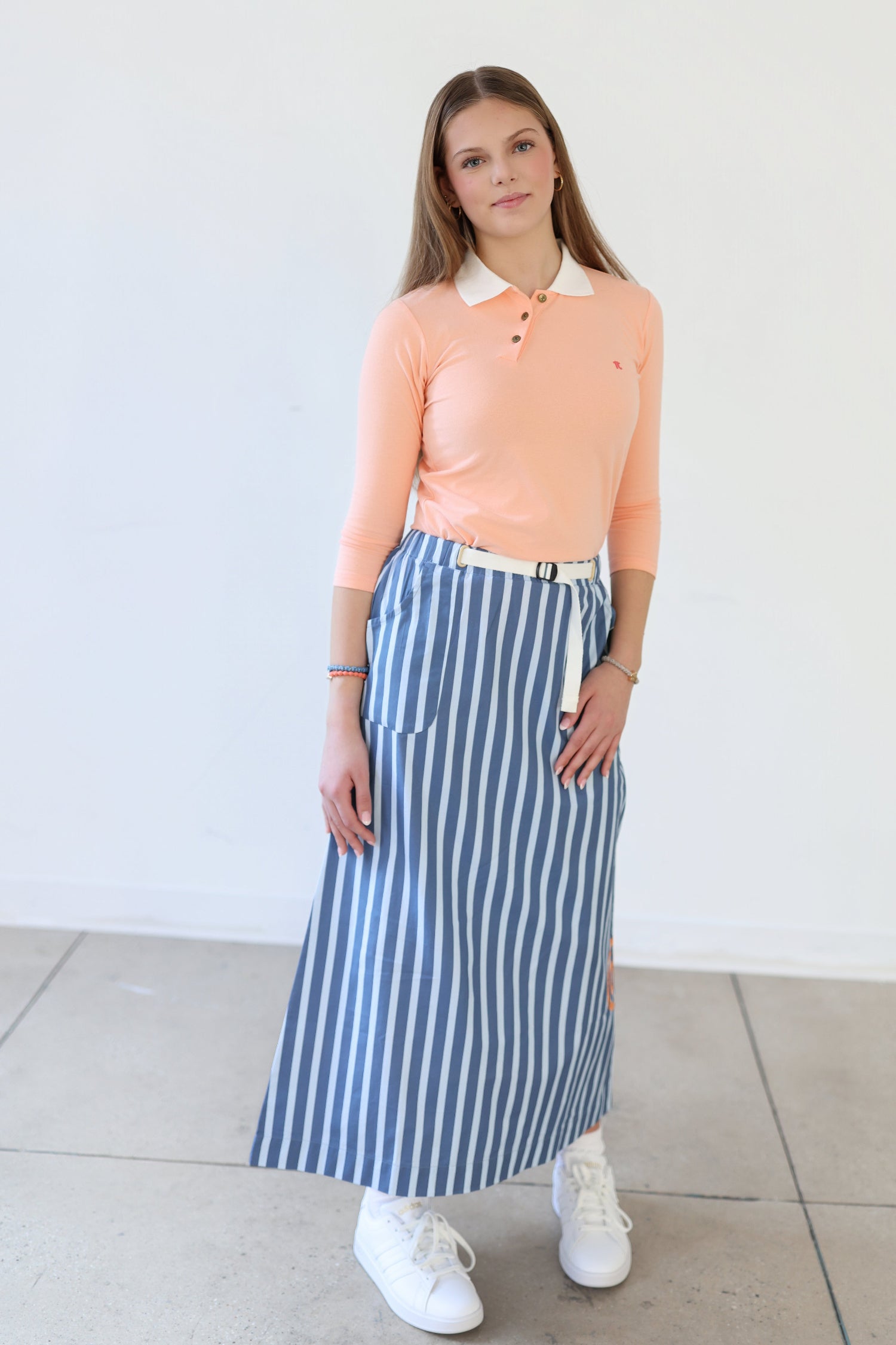 Stripe Skirt - Blue