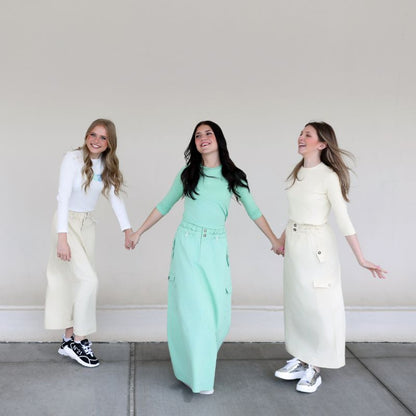 Pocket Skirt - Yellow