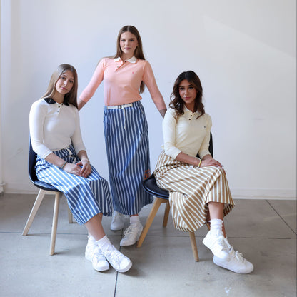 Side Snap Polo - Lemon