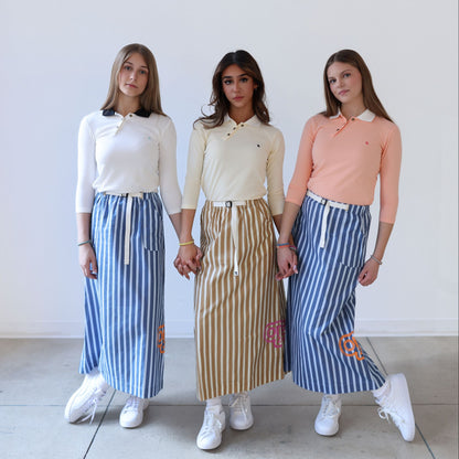 Stripe Skirt - Blue