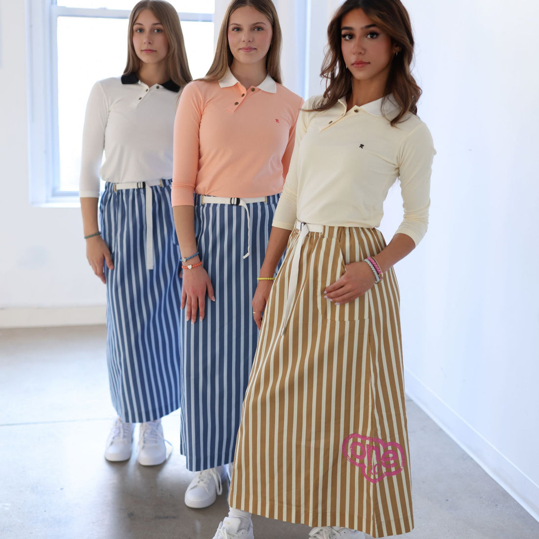 Side Snap Polo - Grapefruit