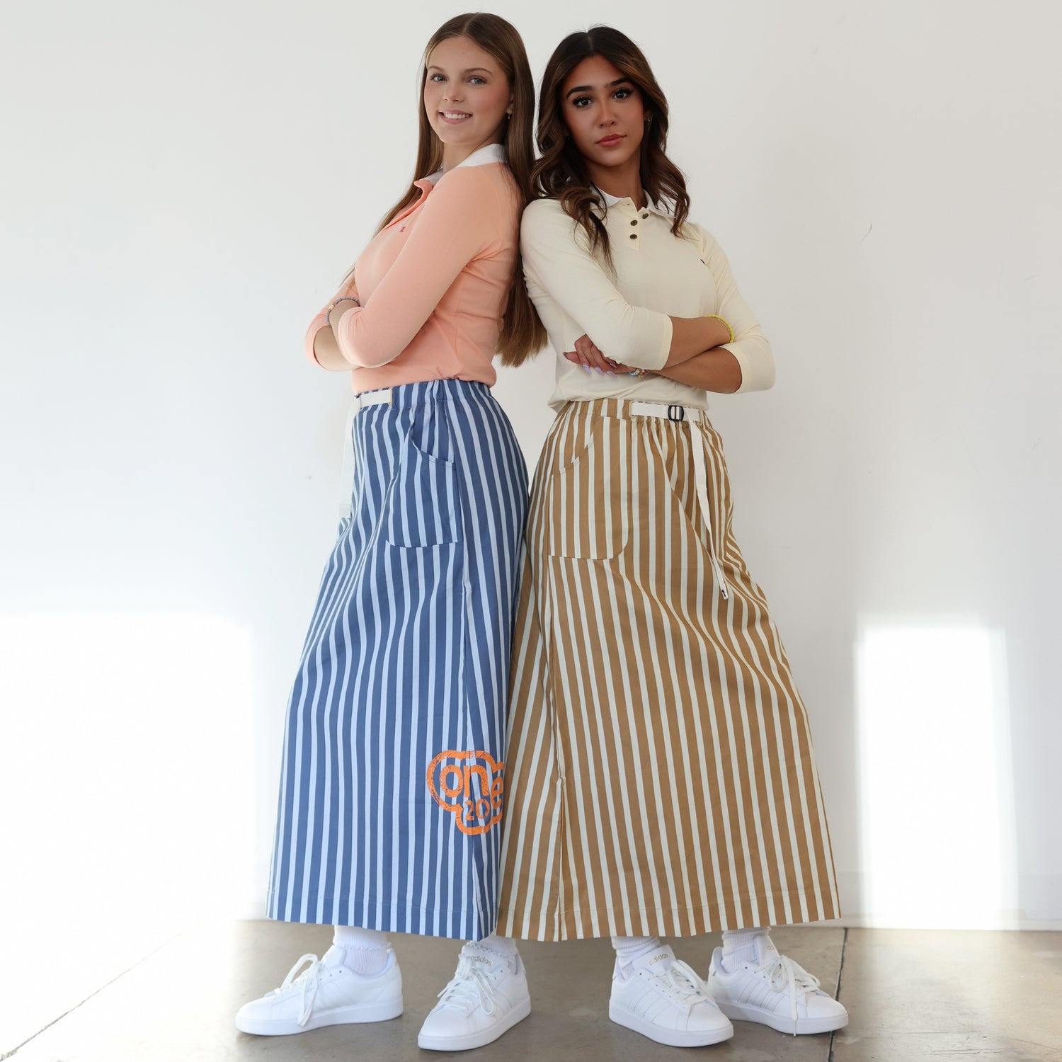 Stripe Skirt - Tan