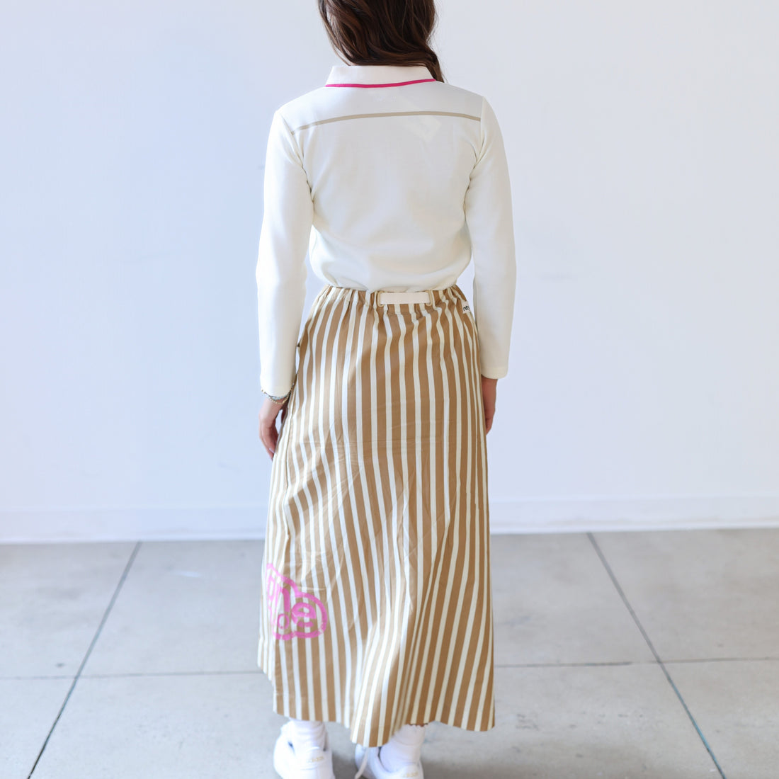 Stripe Skirt - Tan