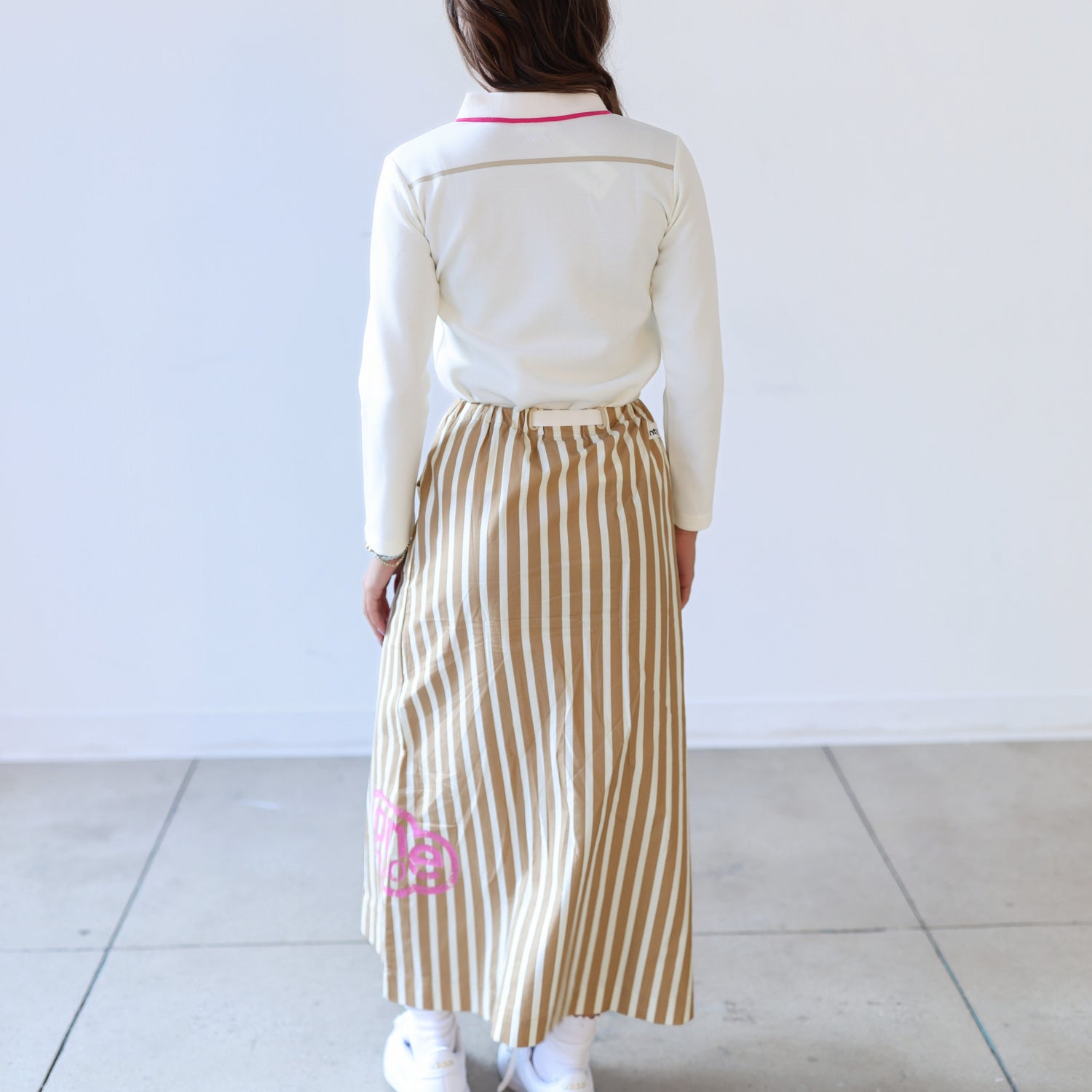 Stripe Skirt - Tan