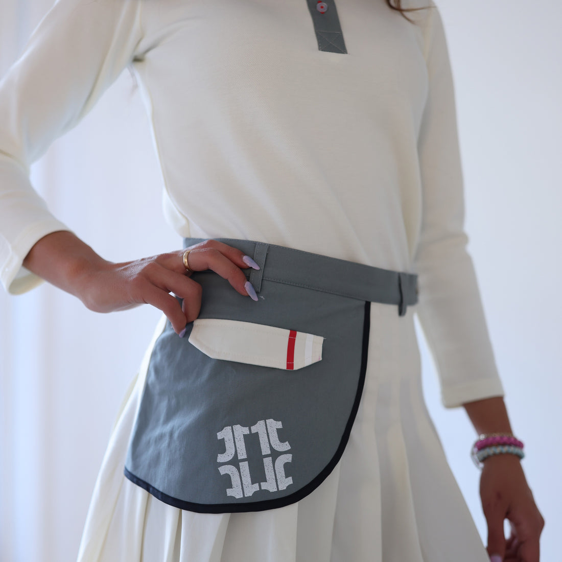 Pleated Tennis Skirt - White