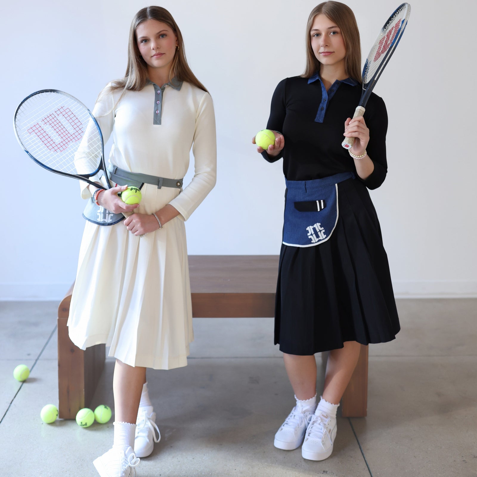 Pleated Tennis Skirt - Black