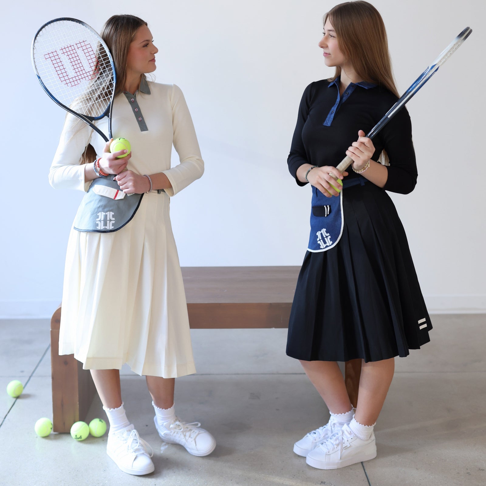 Pleated Tennis Skirt - Black