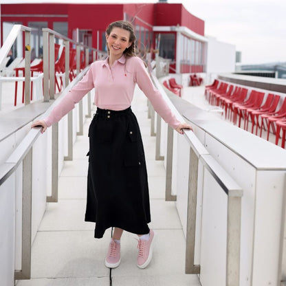 Pocket Skirt - Black Denim