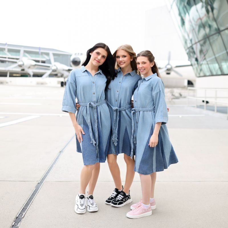 Denim Dress - Light Blue