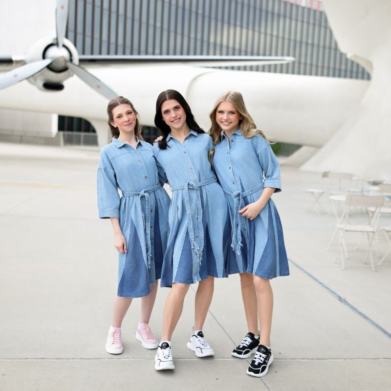 Denim Dress - Light Blue