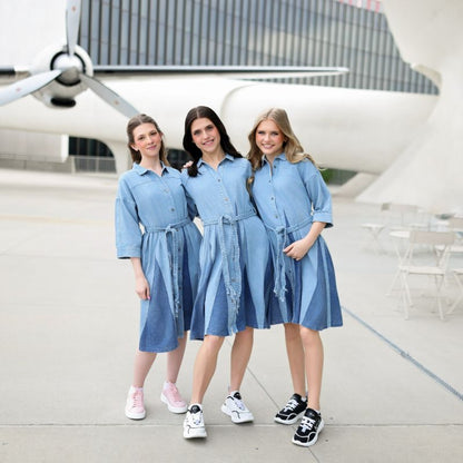 Denim Dress - Light Blue