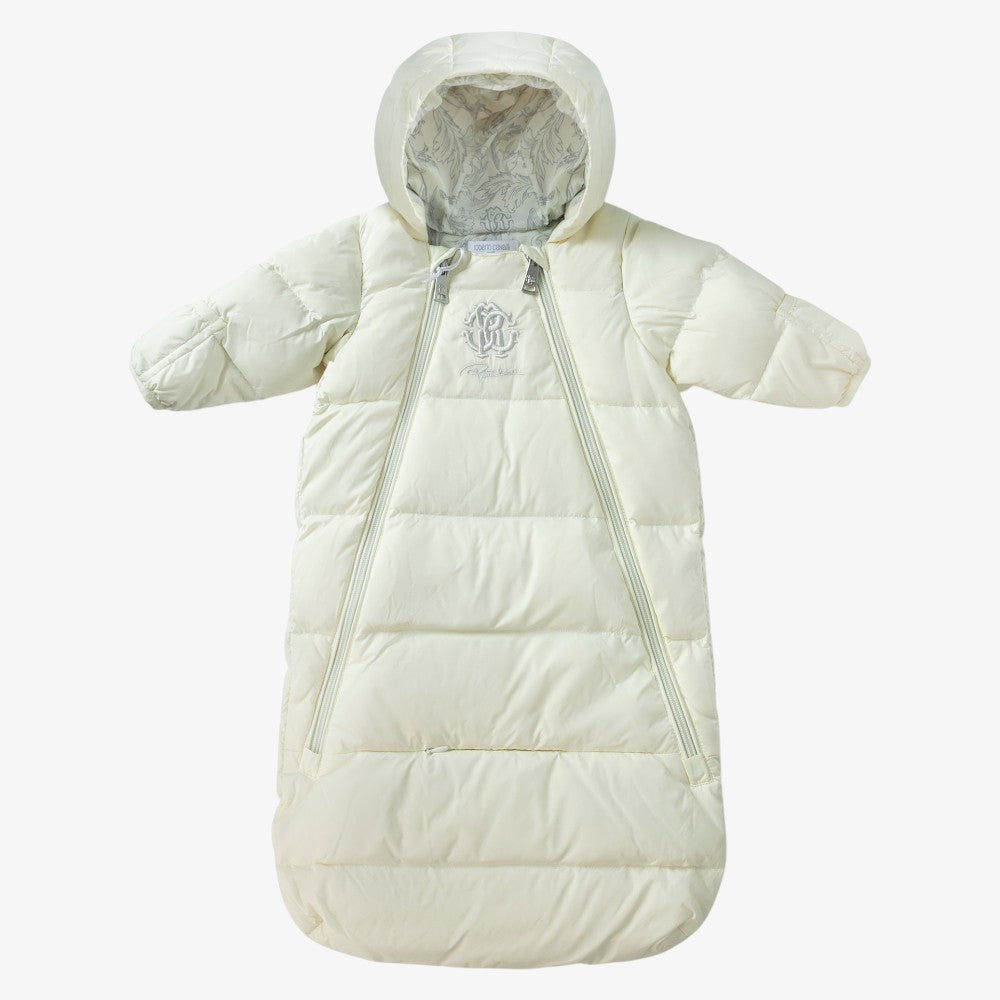 Logo Snowsuit - Cream
