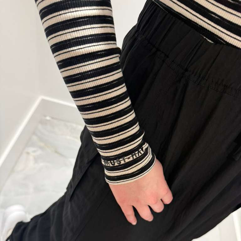 Stripe T-Shirt - Black