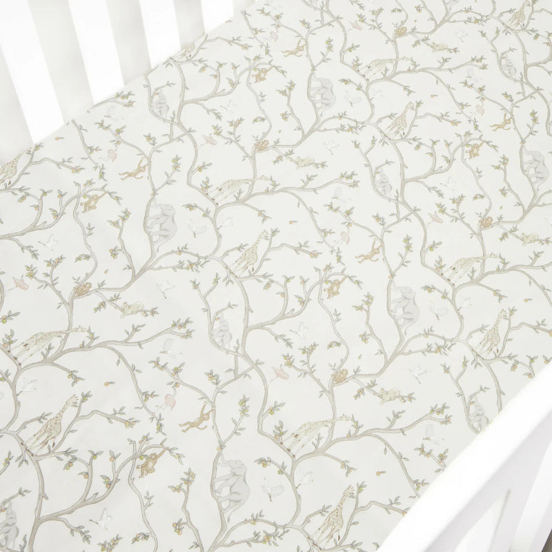 Crib Sheet - Animal Ivory