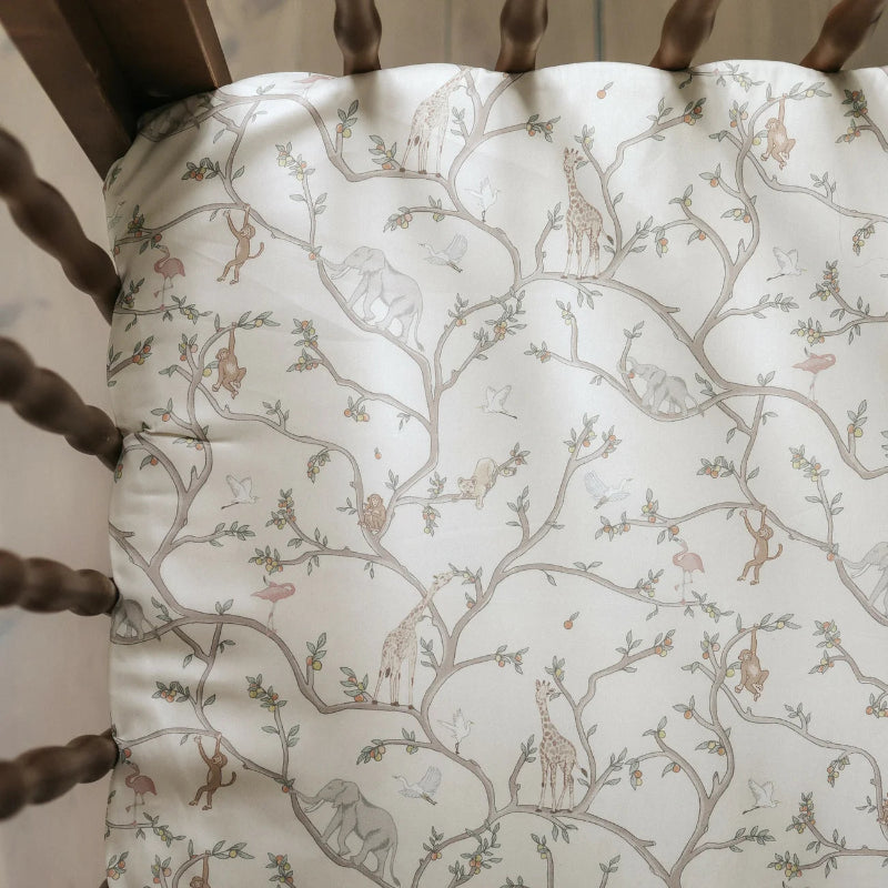 Crib Sheet - Animal Ivory