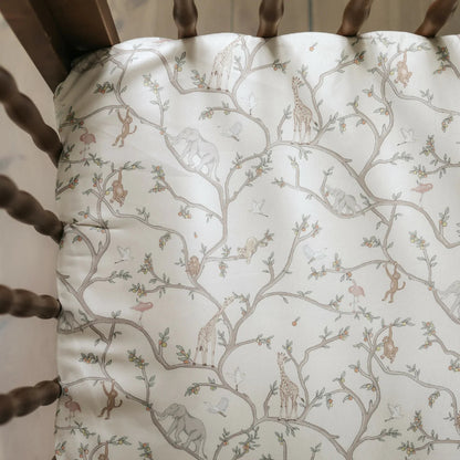 Crib Sheet - Animal Ivory