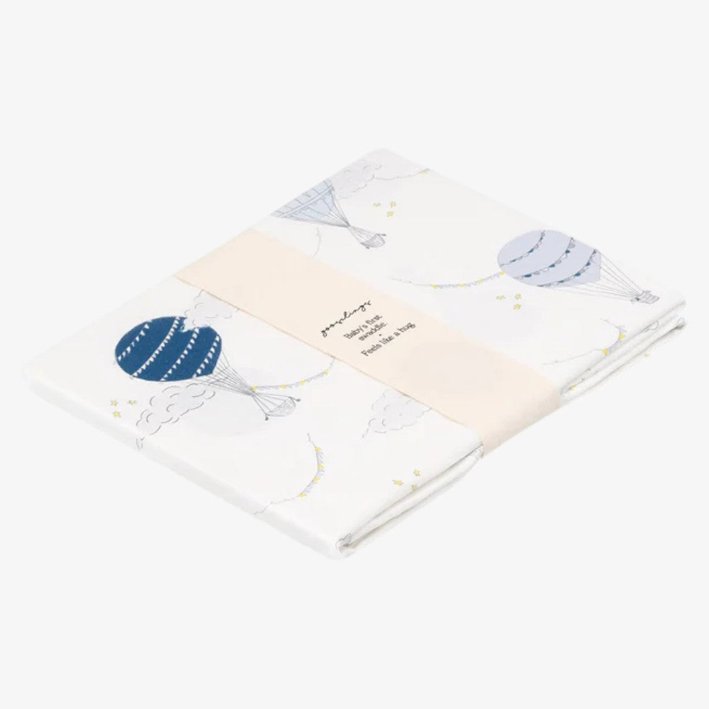 Printed Swaddle - Sky Blue