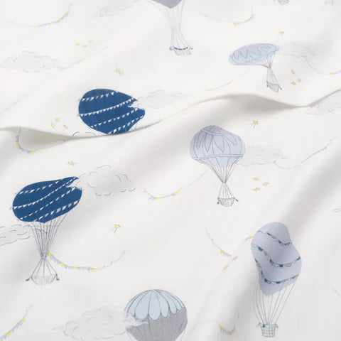 Printed Swaddle - Sky Blue