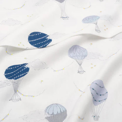 Printed Swaddle - Sky Blue
