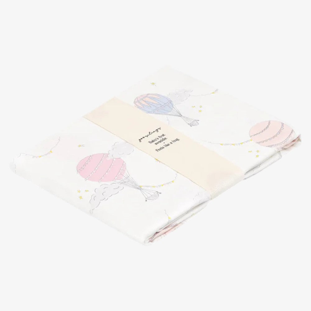 Printed Swaddle - Sky Pink