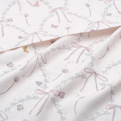 Printed Swaddle - Bows+butterflies