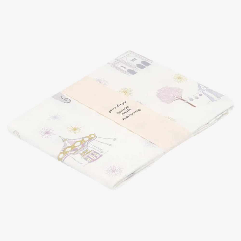 Printed Swaddle - Adventures Rose