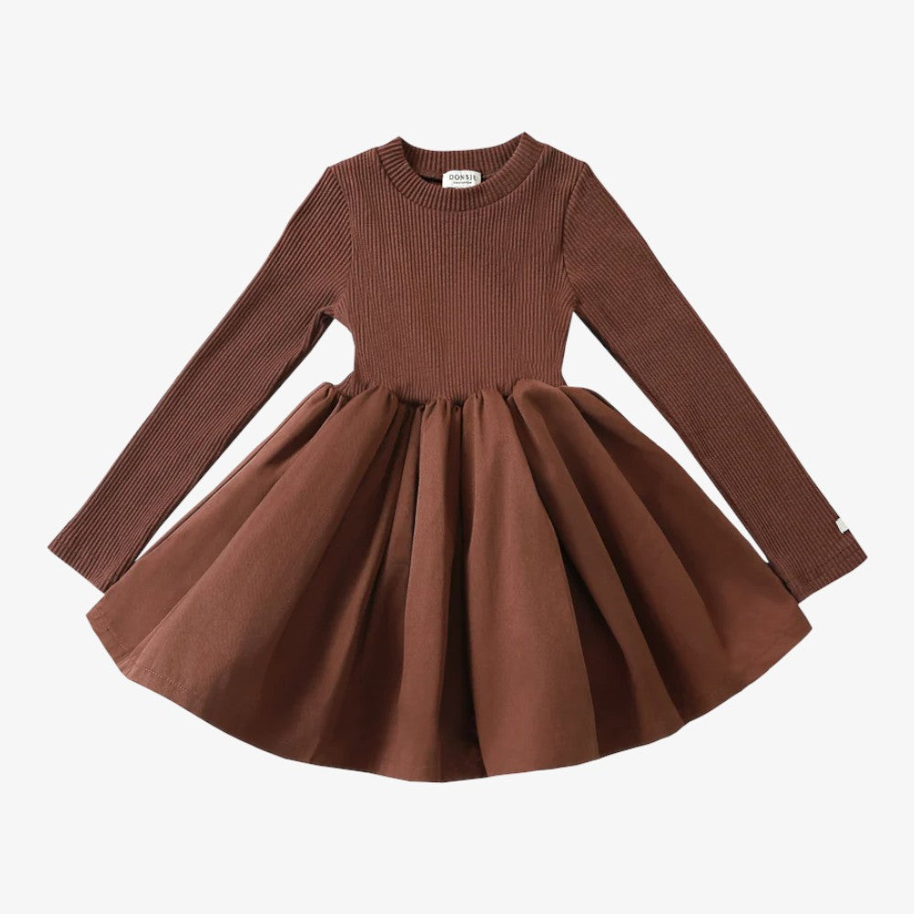 Furre Dress - Mahogany