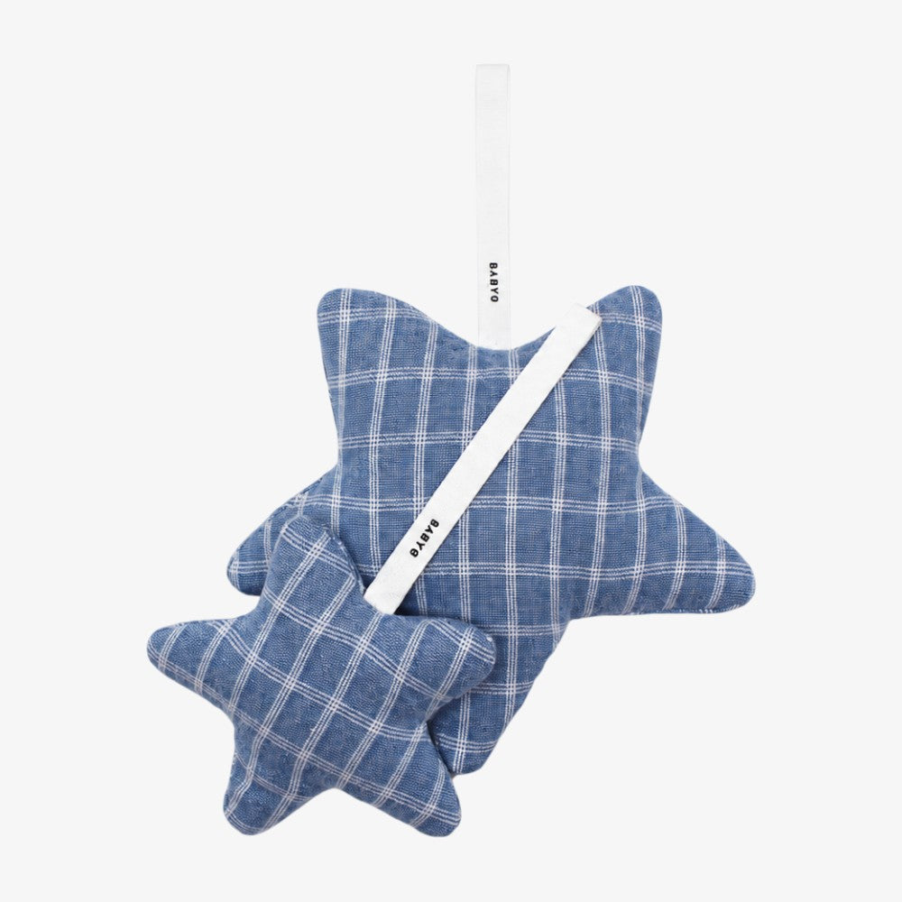 Plaid Mini Plushie - Denim