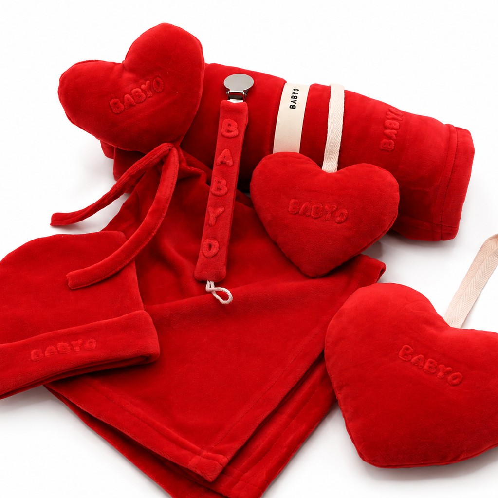 Embossed Lovey - Red
