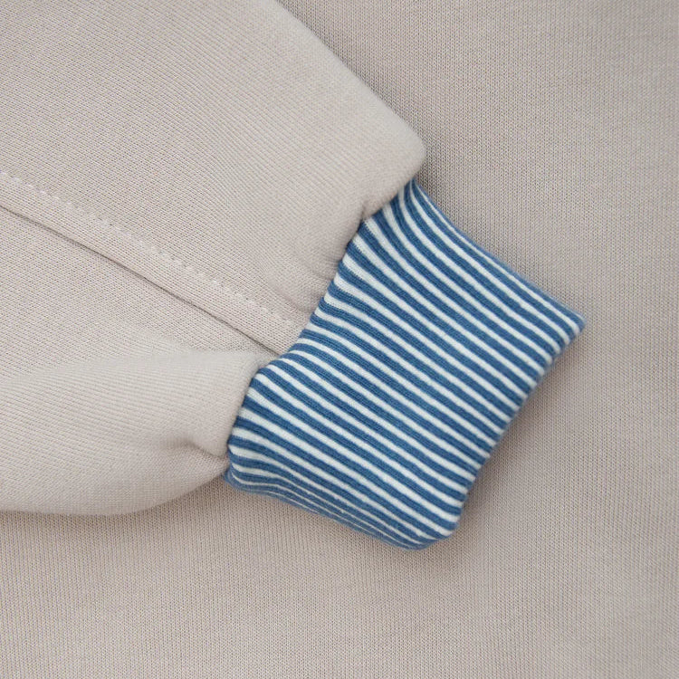 Stripe Sweatshirt - Beige