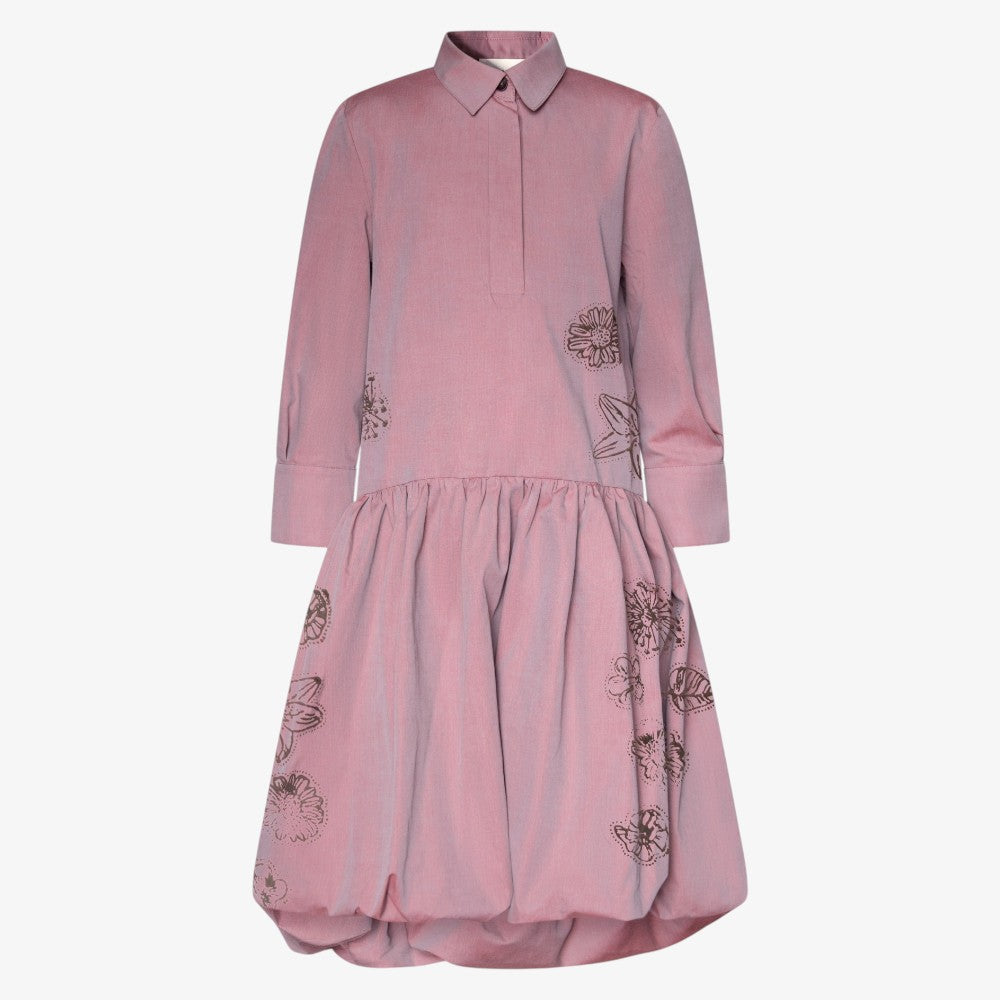 Shirt Dress - Ruby