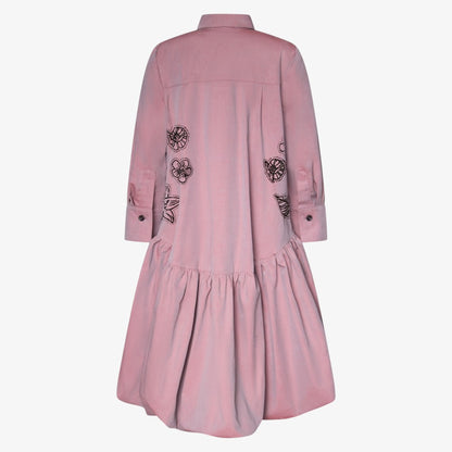 Shirt Dress - Ruby