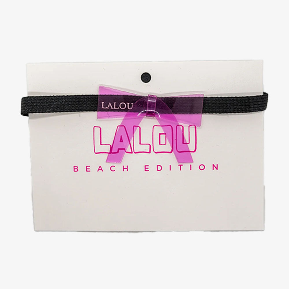Lalou Acrylic Baby Bow - Purple