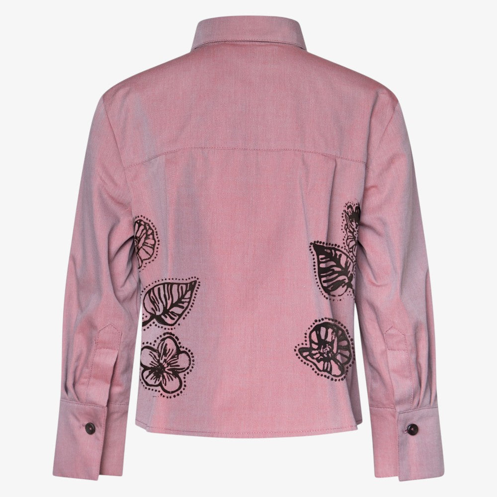 Button Shirt - Ruby