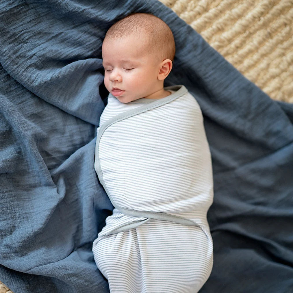 Muslin Swaddle 2 Pack - Indigo Blue