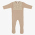 Lucette Knit Footie - Earthy