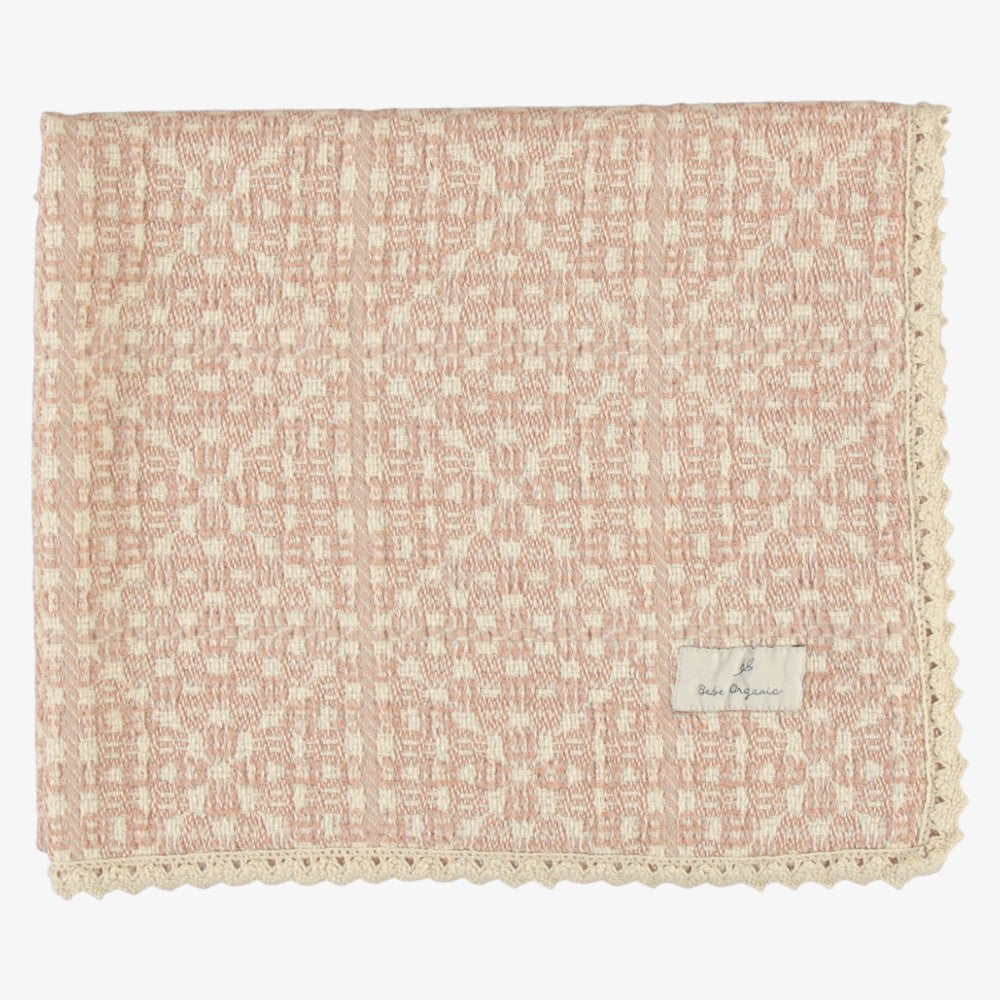 Crochet Blanket - Faded Rose