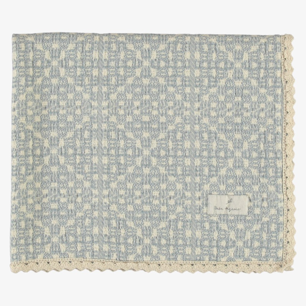 Crochet Blanket - Sky Blue