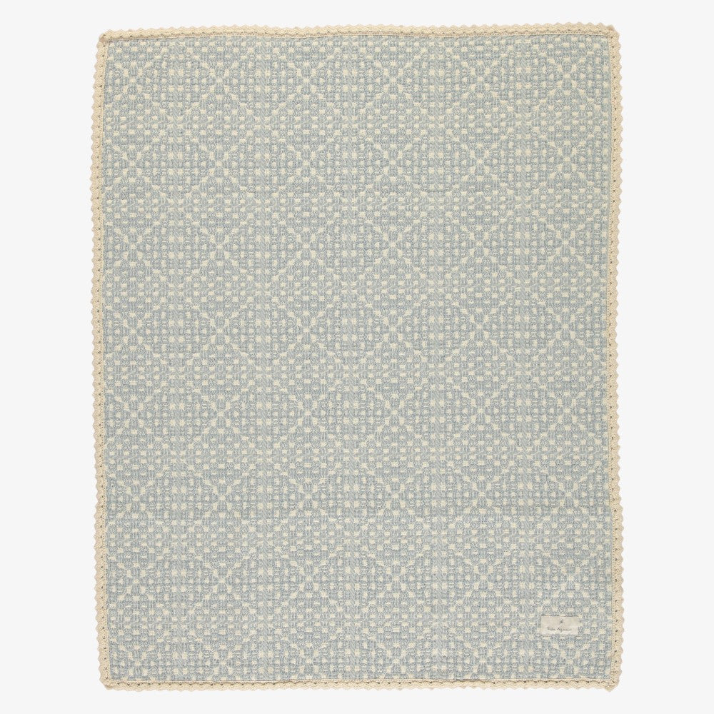 Crochet Blanket - Sky Blue