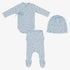 Lou 3 Piece Set - Blue Leaf