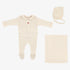 Heart Pointelle Take Me Home Set - Natural