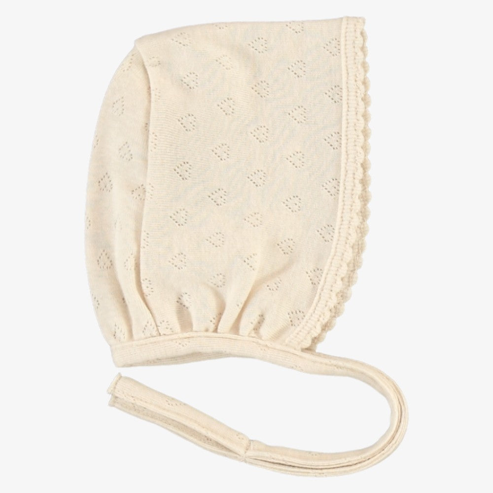 Heart Pointelle Take Me Home Set - Natural