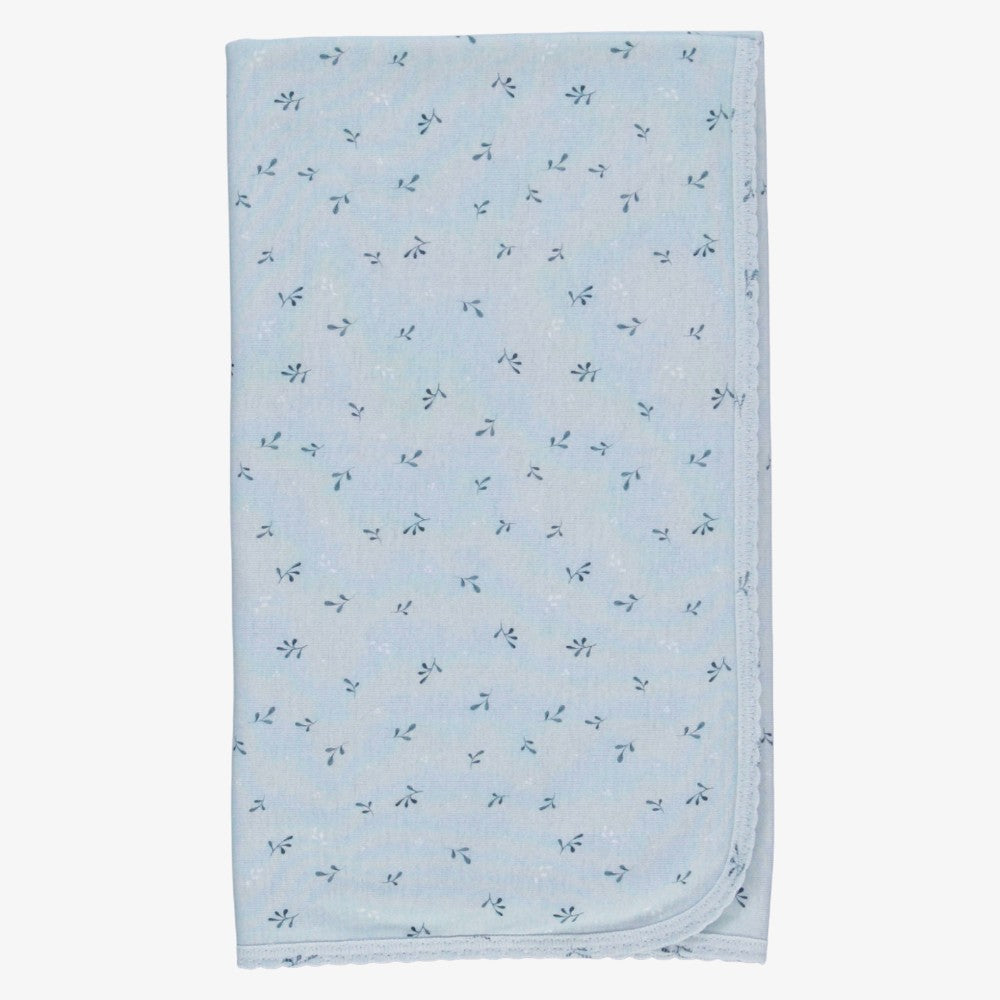 Lou Blanket - Blue Leaf