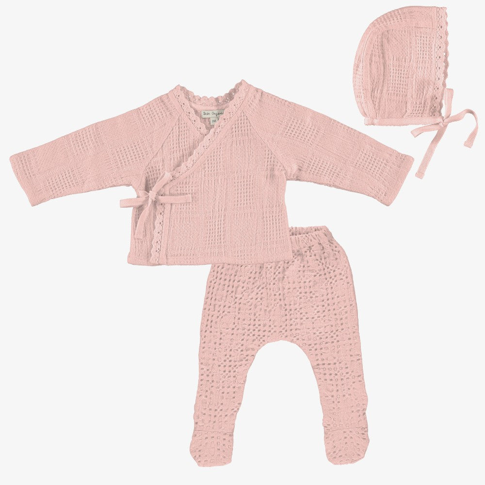 Sky 3 Piece Set - Dusty Rose